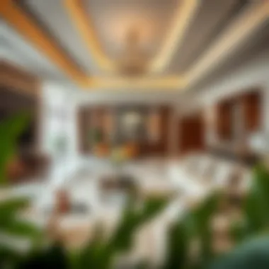 Elegance Inside Ahmad Creek Residence Luxurious interior showcasing living spaces