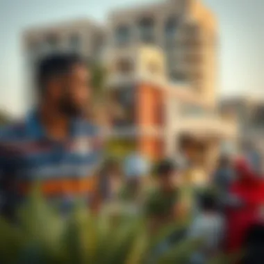Vibrant lifestyle and community features on Yas Island