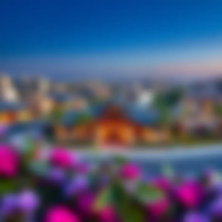 Surrounding development of Discovery Gardens around Carrefour Pavilion