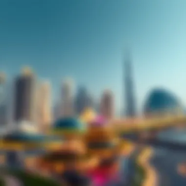 Dubai Financial Landscape: Key Indicators Dubai skyline with financial landmarks