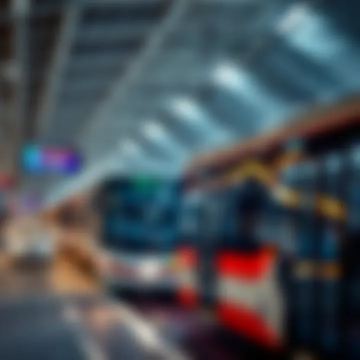 Dubai's public transport system highlighting connectivity
