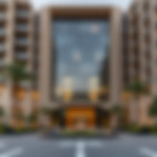 Architectural elegance of Damac Executive Heights