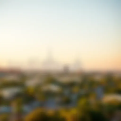 Stunning skyline view of Eagle Hills developments in Dubai