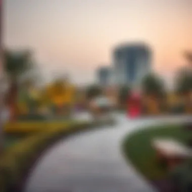 Al Khubeirah Community Park Vibrant community park in Al Khubeirah highlighting outdoor spaces