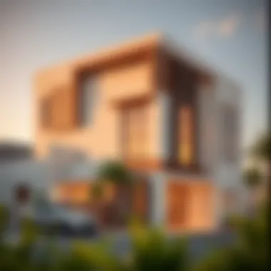 Contemporary Residential in Al Khubeirah Contemporary residential building in Al Khubeirah with unique design