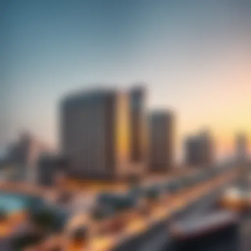 A stunning view of Buteena's skyline showcasing modern architecture