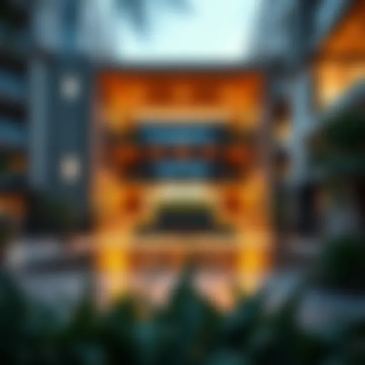 Stylish residential complex in City Center Me'aisem, emphasizing living options