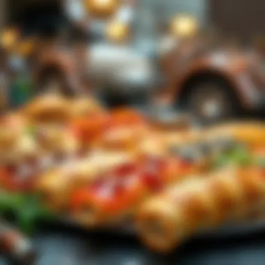 A Variety of Manakish with Different Toppings A variety of manakish with different toppings
