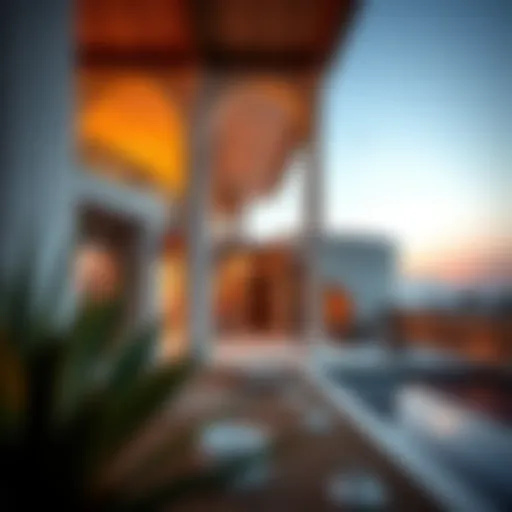 Stunning architectural design of a Fujairah farmhouse showcasing local materials