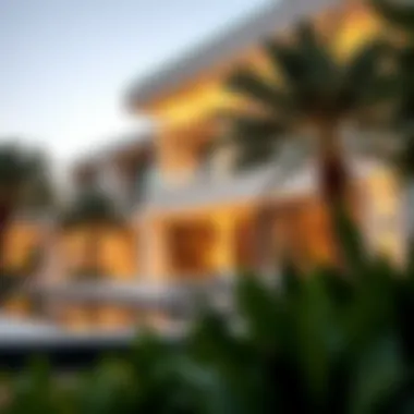 Modern Architecture of Luxury Villas Luxury villa featuring modern architecture on Palm Jumeirah