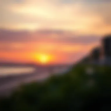 Hudairiyat Beach Sunset Beauty Stunning view of Hudairiyat Beach at sunset