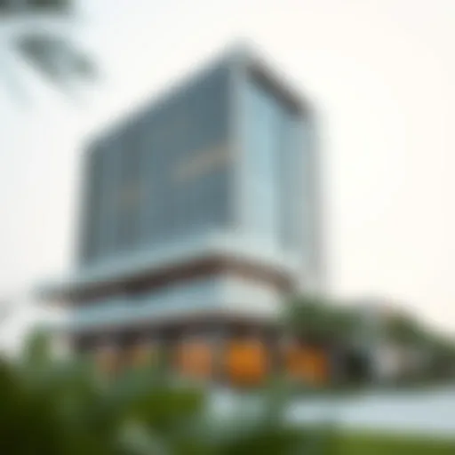 Architectural view of Pacific Building showcasing modern design