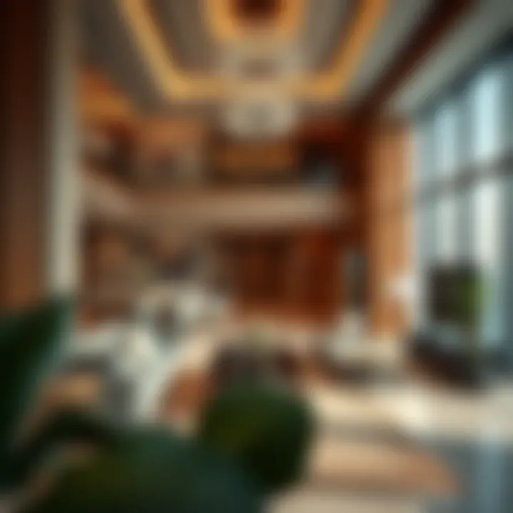 Luxurious interior layout of Pacific Building's apartments