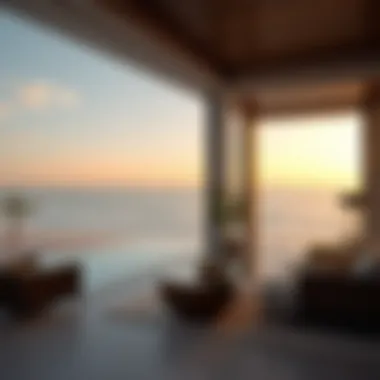 Breathtaking Beachfront Villa View Stunning beach view from a Palm Jumeirah villa