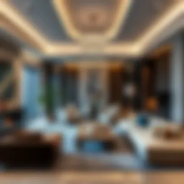 Sleek Modern Villa Interior Modern interior design of a Palm Jumeirah villa