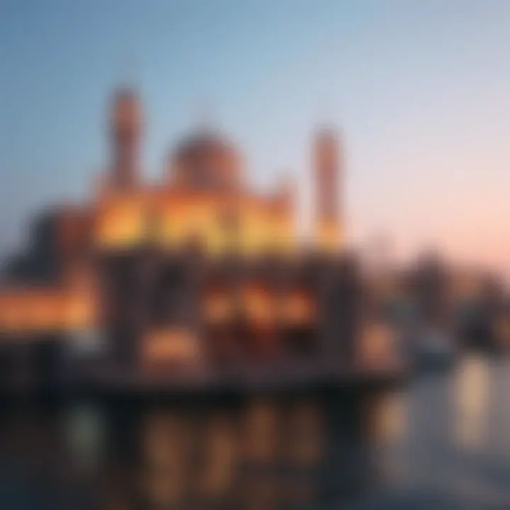 Historical landmarks along شارع الاتحاد reflecting its cultural heritage.