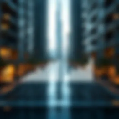 Graph illustrating real estate market trends in Dubai