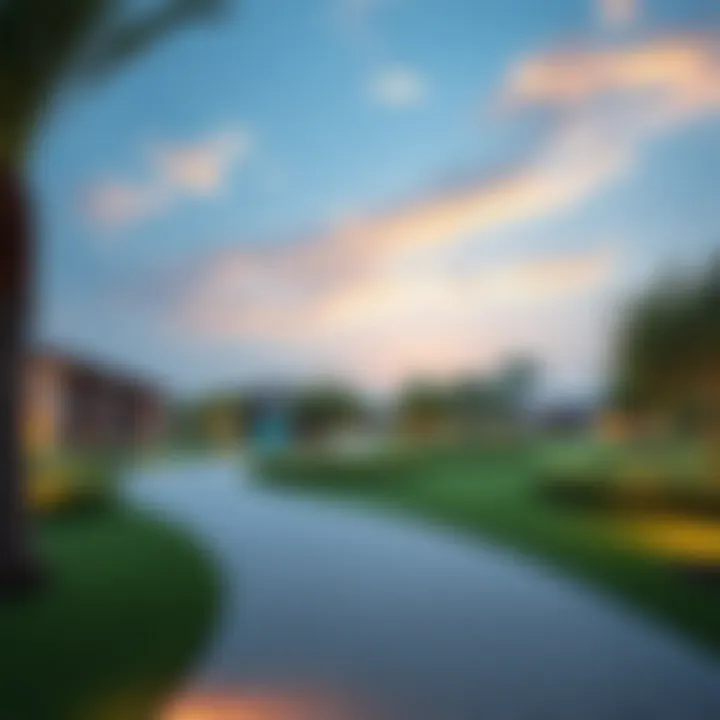 Community amenities including parks, playgrounds, and walking paths in Springs Meadows