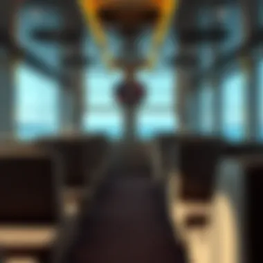Interior Seating on the Ferry Interior seating on the ferry showcasing comfort