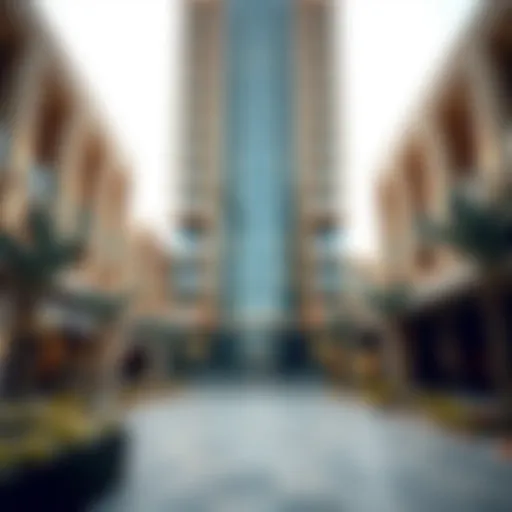 Exterior view of the Al Amir Building showcasing modern architectural elements