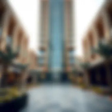Modern Architectural Elements of the Al Amir Building Exterior view of the Al Amir Building showcasing modern architectural elements