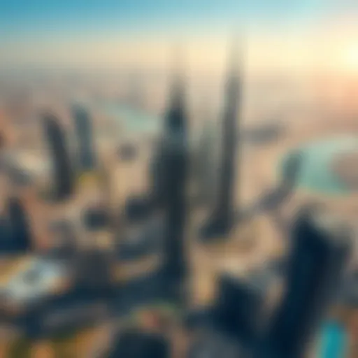Aerial view of Dubai showcasing Emaar's iconic skyscrapers