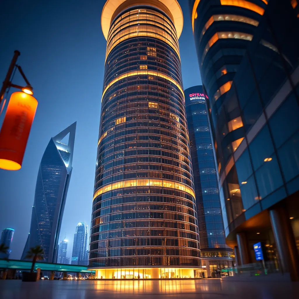 Analyzing the Business Tower in Dubai's Media City